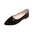 thumbnail image 2 of Miluxas Women's Dress Pointed Toe Flats Ballet Comfort Soft Slip On Casual Flat Shoes for Work office Business Black 6.5(38), 2 of 9