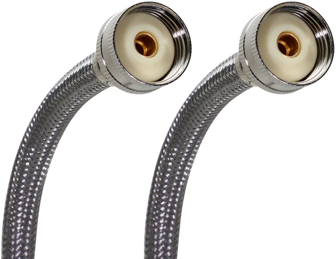 Fluidmaster 9Wm60p2he 60" Washing Machine Connection Hose, 3/4" X 3/4" Hose Fitting Walmart