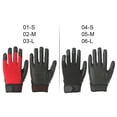 thumbnail image 2 of Minnieouse 1 par de guantes de trabajo de protección de alto voltaje guante aislante eléctrico de goma manopla de seguridad mitones guantes y mitones negro rojo L, 2 of 6