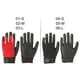 thumbnail image 3 of Guantes de trabajo especiales Sonducket Guante aislante eléctrico Manopla de seguridad de goma Negro Rojo, 3 of 6
