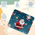 thumbnail image 3 of Alfombrilla de ratón navideña de Papá Noel con base de goma antideslizante, cuadrada, protector para portátil, almohadillas de escritura, alfombrilla de ratón para juegos de ordenador,, 3 of 7