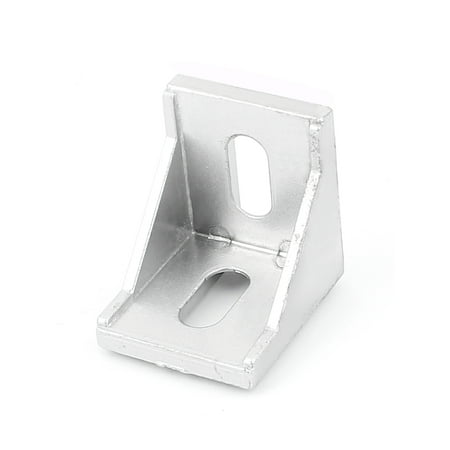 Slot Bracket - Unique Bargains 40mmx40mmx35mm Shelf Support Corner Brace Joint Metal Right Angle Bracket Slot