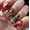 J, variant on YTTAL Christmas Press on Nails Green Short Square Fake Nails with Gingerbread Design Candy Red Glue on Nails Snowflakes Snowman Stick on Nails Glitter False Nails Winter Nails for Women Manicure 24pc