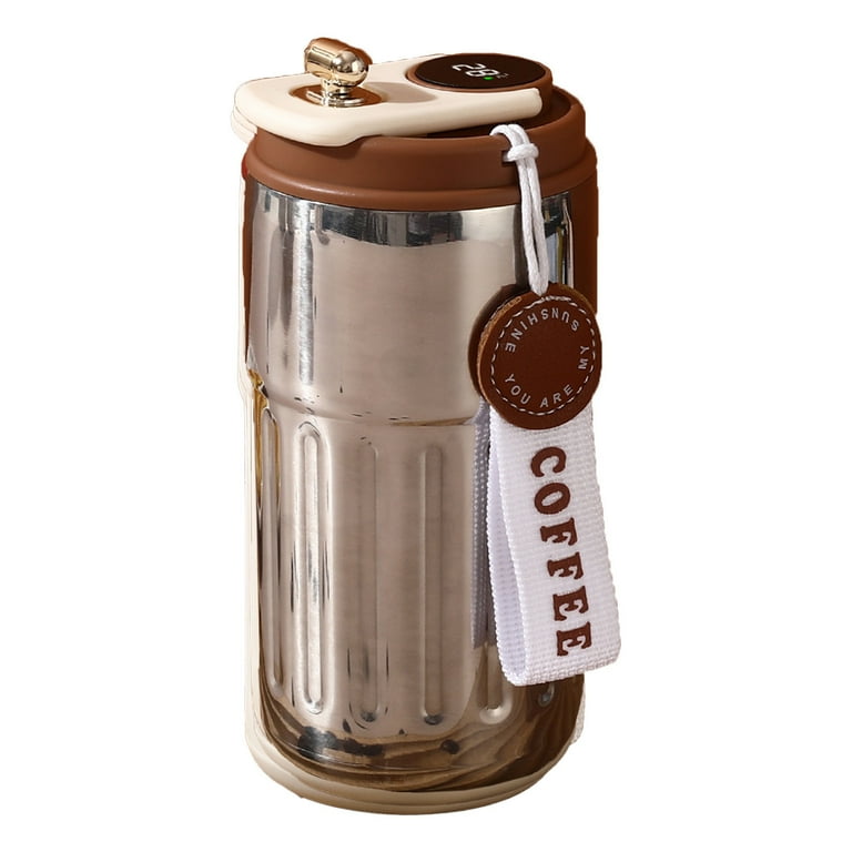Taotanxi 16 Oz Stainless Steel Vacuum Insulated Mug With Lid And Straw  [Travel Mug] Double Water Coffee Mug For Home Office Kitchen Outdoor  Perfect For Serving Ice/Hot Drinks - Silver - Walmart.com
