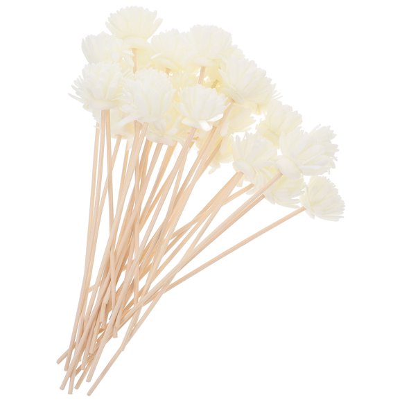 FELTECHELECTR Bulk Flower Diffuser Sticks 30pcs Floral Diffuser Sticks For Home Fragrance