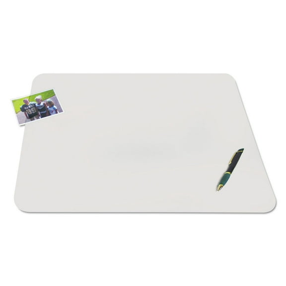 Artistic KrystalView Desk Pad with Microban, Matte Finish, 36 x 20, Clear
