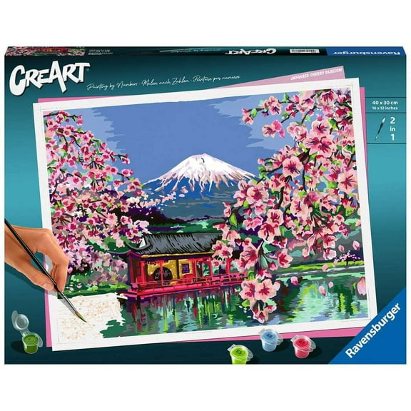 Ravensburger Japanese Cherry Blossom Paint by Numbers Kit