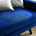 thumbnail image 3 of Modway Engage Causeuse en Velours de Performance, Bleu Marine, 3 of 8