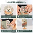 thumbnail image 4 of Desk Lamp Bedside Lamp 5.12x9.7In LED Lamp With USB Charging Interface For Bedroom Living Room Office Study Stylish Decoration Lovely Cartoon Cat Fish, 4 of 7