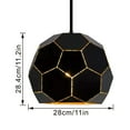 thumbnail image 7 of Kiven Plug in Pendant Light, Pulley Hanging Light with Iron Lampshade, E26 Socket Modern Dimmable Pendant Light for Bedroom Foyer Hallway Kitchen Island, 7 of 7