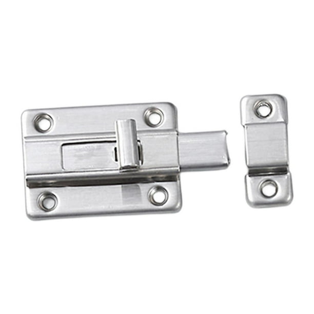 Perno de puerta, cerradura deslizante de seguridad para puertas internas, baño, cocina 2 pulgadas