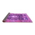 thumbnail image 2 of Ahgly Company Indoor Square Animal Purple Traditional Area Rugs, 5' Square, 2 of 4
