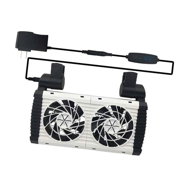 Enfriador de pecera ajustable para acuario, ventilador de enfriamiento de agua, ventilador de enfriamiento de acuario para gatos de agua dulce