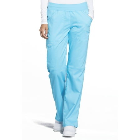 

Cherokee Workwear Revolution Women s Scrubs Pant Mid Rise Straight Leg Pull-On WW110