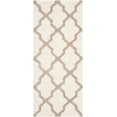 thumbnail image 3 of SAFAVIEH Cambridge Liam Geometric Wool Runner Rug, Ivory/Beige, 2'6" x 6', 3 of 8