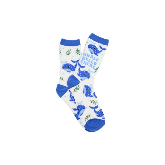 Everything Legwear Whale Hello There Crew Sock