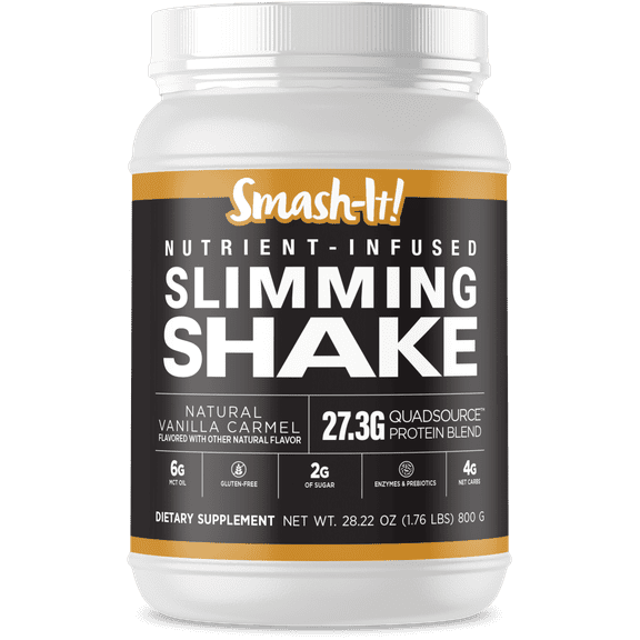 Primal Labs Smash-It Nutrient Infused Low Carb Protein Powder, Keto, Vanilla-Caramel Flavor