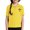 Yellow, variant on Kids Collared Shirt Short Sleeve, Button-Up Preppy Summer Top, Breathable Activity Tee for Boys Girls Comfort Fit