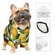 thumbnail image 3 of Fotbe Orange and Lemon Sudadera con Estampado para Perros Pequeños – Suéter con Capucha para Mascotas, Tela Suave de Forro Polar con Bolsillo-Medium, 3 of 7