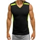 thumbnail image 2 of pstuiky Camisetas sin mangas, Camiseta deportiva y casual de cuello redondo de color liso para hombre. Tops elegantes para mujer m, 2 of 7