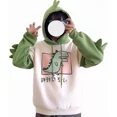 thumbnail image 1 of Sudadera Con Capucha De Dinosaurios Manga Larga Para Mujer, 1 of 8