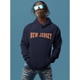 thumbnail image 2 of New Jersey Varsity Style Hoodie Men -Image by Shutterstock, Male 5X-Large, 2 of 4
