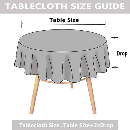 Kitchen Dining Room Tabletop Decoration, What Size Linen For A 48 Round Tablecloth