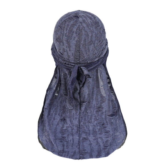 Mens Silky Neck Drape Do Rags Cap Breathable Headwraps Sun Hat Biker Bonnet Headwear
