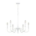 thumbnail image 2 of Canarm  6 Light Chandelier matte white with optional gold sleeves, 2 of 5