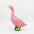 thumbnail image 5 of 7.1" Farmhouse Resin Goose Statue Garden Decor, Colorful Goose Figurine, 5 of 6