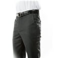 thumbnail image 4 of Men's 3-Pack of Charcoal Dress Pants by Azzuro, 4 of 4