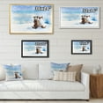 thumbnail image 4 of Designart Dogs During Christmas Season Children's Art Floating Frame Wall Art, 4 of 4