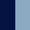Navy / Slate Blue, variant on Woolverino - Microweight Merino Wool Reversible Shade Beanie - Ash Gray / Black