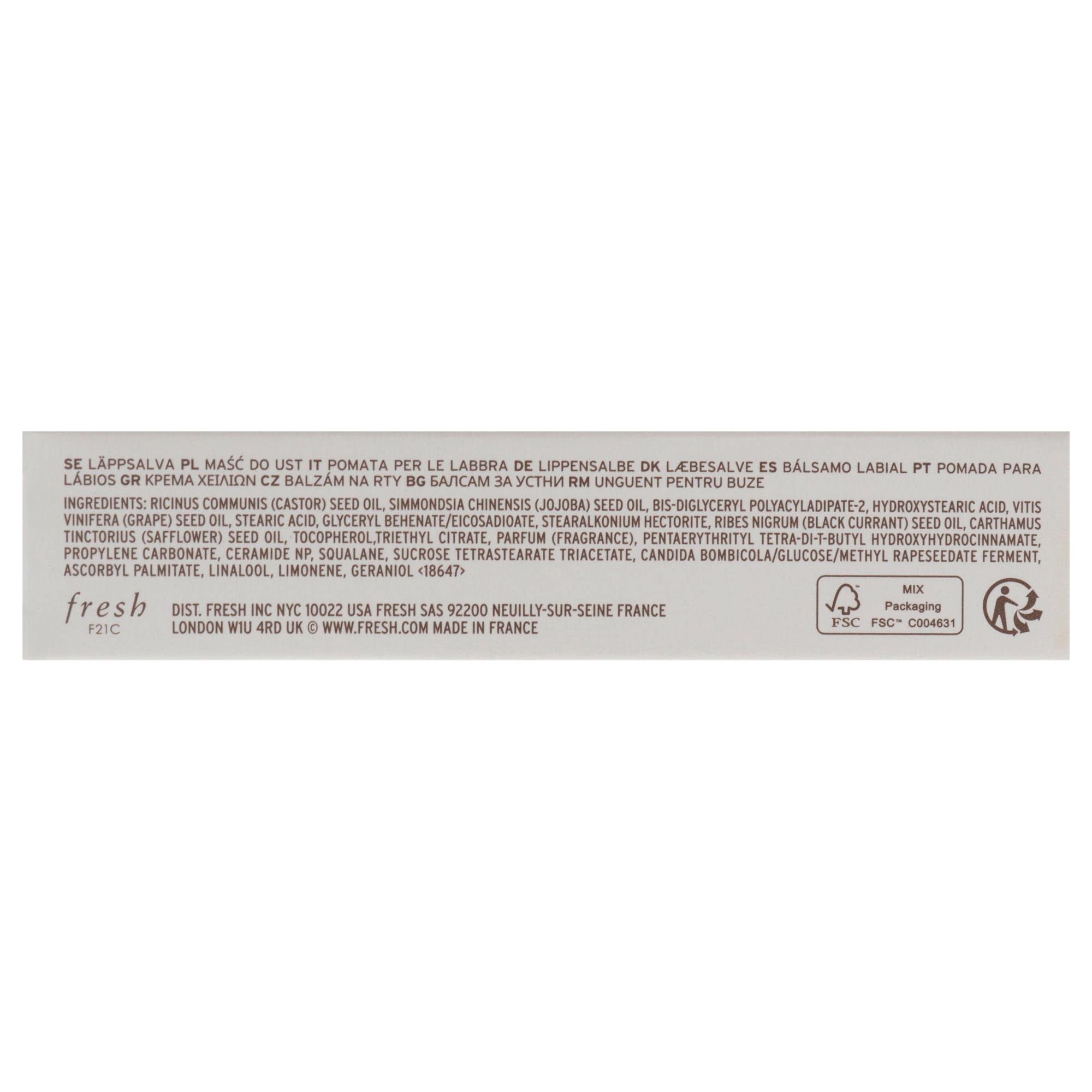 Fresh Sugar Advanced Therapy Lip Rescue Ointment , 0.5 oz Lip Balm