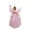 Pink, variant on Mini Angel Christmas Tree Topper, Angel Treetop with anging Rope Portable for Christmas Decorations Xmas Tree Ornament