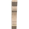 thumbnail image 2 of Ekena Millwork 6"W x 22"D x 34"H Merced Slat Rough Sawn Bracket, Douglas Fir, 2 of 4