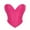 Hot Pink, variant on TEVEQ Corset Tops for Women Going Out Vintage Strapless Corset Crop Tube Top Bodyshaper Ladies' Pure Color Frosted Pattern Camisole Style Body Shaping Top Blackish Green L