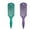 Emerald Green + Violet, variant on Wet Brush Detangling Brush,(2 Pack),Wet & Dry Tangle-Free Hair Brush for Women & Men,No Tangle,Soft and Flexible Bristles for Straight,Curly and Thick Hair—Durable Anti-Static Bristles,Lightwei
