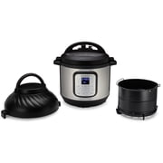 Instant Pot, 6-Quart Duo Crisp, Air Fryer+ Multi-Use Small Pressure Cooker to Roast Bake, Dehydrate & More