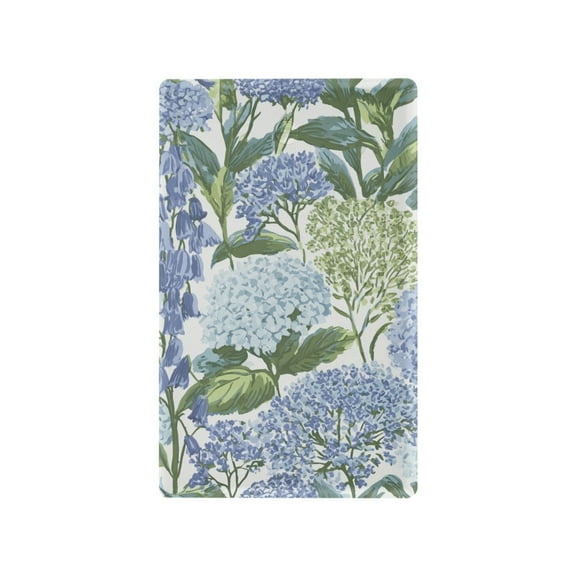 Yayeee Blank Wall Plate Cover 1-Gang 4.5"x2.7" Home Unused Decorative Outlet, Vibrant Hydrangeas Pattern