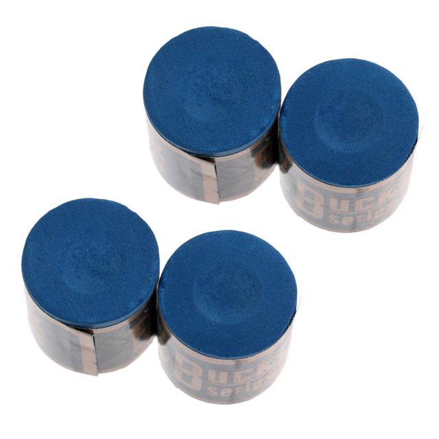 de Punta de Taco de Billar de Billar Premium de 4 Piezas, Accesorio de Billar, Azul Zulema Piscina Cue Tiza