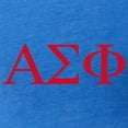 thumbnail image 3 of CafePress - Alpha Sigma Phi Greek Letters Cardinal T Shirt - Mens Football Shirt, 3 of 4