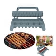 thumbnail image 6 of ACDANC Kebab Maker,Manual Kabob Mould,Non-Sticky Anti-Deform Multifunction Barbecue Meat Skewer Machine,Food Grade Manual Skewer Press Mould Barbecue Accessories, 6 of 8