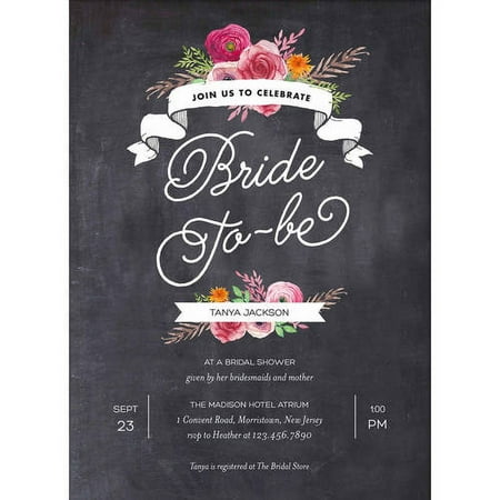 Rustic Shower Standard Bridal Shower Invitation