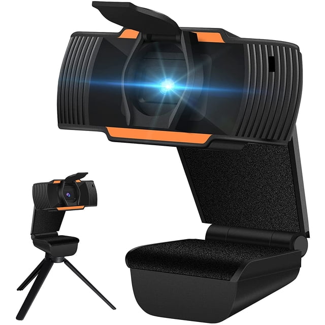 1080P HD Cámara Web, Webcam PC con Microfono,Cámara de Computadora USB con Micrófono Dual Integrado para PC Mac Portátil de Computadora,Cámara para Laptop de Reducción de Ruido para Skype Facebook