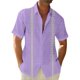 thumbnail image 1 of Hawaiian Shirt For Men, Men's Vintage Button Down Bowling Shirts Short Sleeve Summer Beach Shirt L, 1 of 5