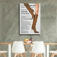 thumbnail image 4 of Vintage Trendy Leopard Room Decor Funky Leopard Boots Art Poster Canvas Painting Decor Wall Print Photo Gifts Home Modern Decorative Posters 12x18inch(30x45cm), 4 of 6