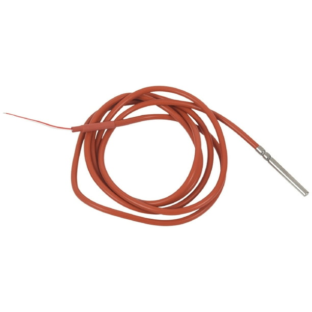 2 Wire PT1000 Temperature Sensor Thermistor Silicone Gel Coated 1
