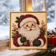 thumbnail image 3 of DIY Christmas Pearl Diamond Painting Art Kit with Frame, DIY 3D Pearl Art Craft Kit, Holiday Christmas Wall Decor, Handmade Home Decoration Gift for Adults, 3 of 6