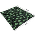 thumbnail image 2 of Black Cartoon Dinosaurs Pattern Blanket,Comfortable Soft Flannel Throw Blanket,All Season,Warm Lightweight Blankets for Sofa Bed Couch Living Room Chair,50"x60", 2 of 4